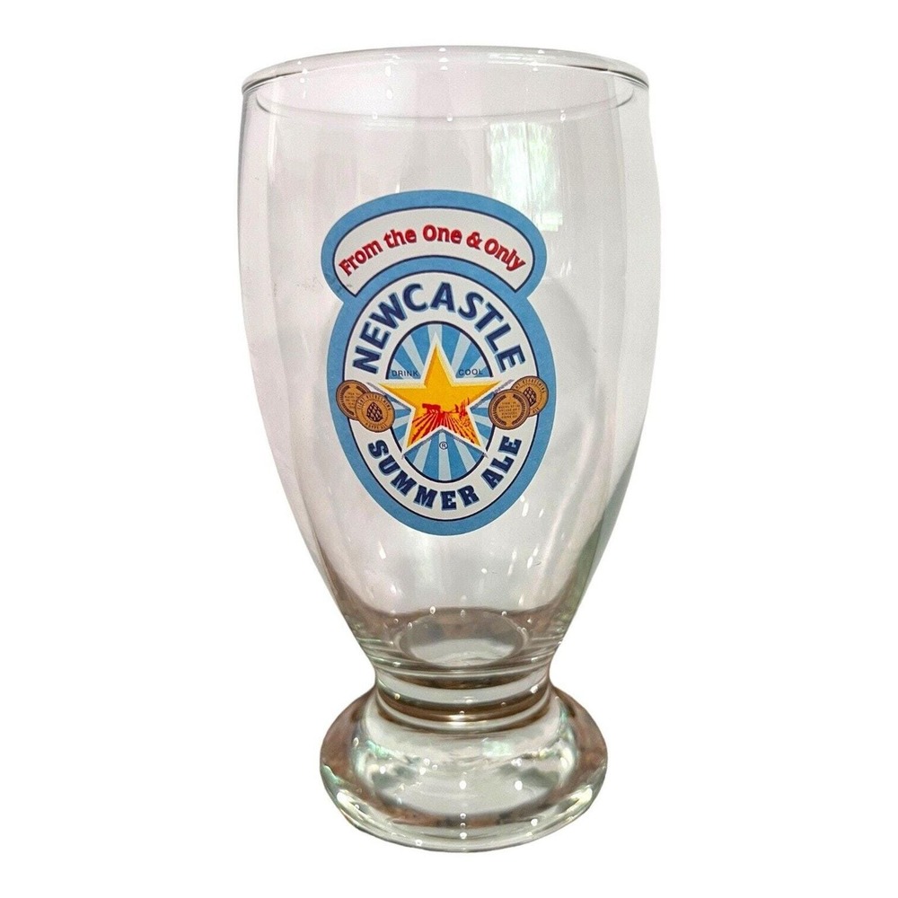 1 - NEWCASTLE Brewing Co. Summer Ale Belgian Style Beer Glass The One & Only NEW